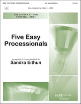 Five Easy Processionals Handbell sheet music cover